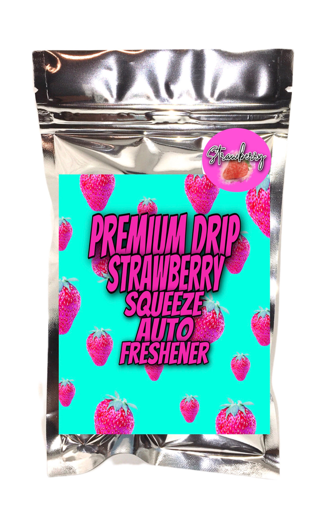 Premium Drip Strawberry Squeeze Auto Freshener